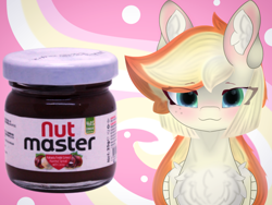 Size: 3720x2790 | Tagged: safe, artist:sodapop sprays, imported from derpibooru, oc, oc only, oc:sodapop sprays, pegasus, pony, chest fluff, ear fluff, freckles, looking at you, meme, nutmaster, solo