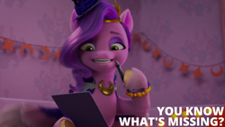 Size: 2000x1125 | Tagged: safe, edit, edited screencap, editor:quoterific, imported from derpibooru, screencap, pipp petals, g5, my little pony: make your mark, my little pony: make your mark chapter 5, nightmare on mane street, solo