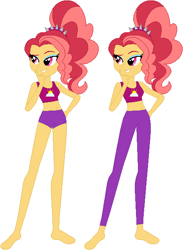 Size: 471x642 | Tagged: safe, artist:sturk-fontaine, imported from derpibooru, oc, oc only, oc:scarlet dawn, human, equestria girls, base used, contemporary dancer, magical lesbian spawn, offspring, parent:adagio dazzle, parent:sunset shimmer, ponytail, simple background, white background