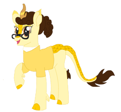 Size: 1280x1189 | Tagged: safe, artist:mlp-headstrong, imported from derpibooru, oc, oc only, oc:jesse barb, kirin, 2020, kirin oc, solo