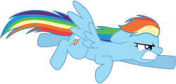 Size: 3584x1712 | Tagged: safe, artist:loladreamteam, imported from derpibooru, rainbow dash, pegasus, pony, floppy ears, flying, simple background, solo, transparent background