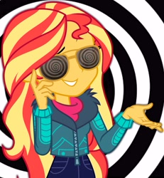 Size: 5552x6000 | Tagged: safe, artist:paco777yuyu, imported from derpibooru, sunset shimmer, equestria girls, g4, hypno glasses