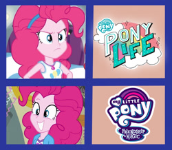 Size: 958x834 | Tagged: safe, artist:questphillips, imported from derpibooru, pinkie pie, equestria girls, my little pony: pony life, g4, logo, simple background, solo, transparent background