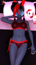 Size: 1080x1920 | Tagged: safe, artist:krasny noctali, oc:krasny noctali, anthro, 3d, bikini, clothes, female, swimsuit