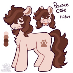 Size: 1280x1280 | Tagged: safe, artist:catponything, imported from derpibooru, oc, oc only, oc:pounce, earth pony, pony, chest fluff, male, nose piercing, piercing, ponysona, reference sheet, septum piercing, smiling, stallion, tail, tongue out, trans male, transgender