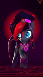 Size: 1080x1920 | Tagged: safe, artist:krasny noctali, oc:krasny noctali, pony, 3d, female, mare