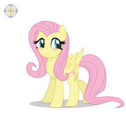 Size: 3500x3500 | Tagged: safe, artist:r4hucksake, imported from derpibooru, fluttershy, pony, blushing, simple background, solo, transparent background