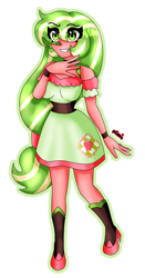 Size: 1484x2840 | Tagged: safe, artist:dazzlingmimi, imported from derpibooru, applejack (g3), equestria girls, cute, equestria girls-ified, g3, g3 jackabetes, g3 to equestria girls, generation leap, hand on chest, simple background, transparent background