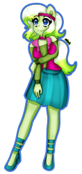 Size: 989x2089 | Tagged: safe, artist:dazzlingmimi, imported from derpibooru, equestria girls, bridlewoodstock (make your mark), equestria girls-ified, female, g5, g5 to equestria girls, generation leap, minty (g5), my little pony: make your mark, my little pony: make your mark chapter 4, simple background, transparent background
