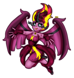 Size: 1732x1819 | Tagged: safe, artist:dazzlingmimi, imported from derpibooru, sunset shimmer, equestria girls, female, midnight satan, open arms, open mouth, simple background, sunset satan, transparent background