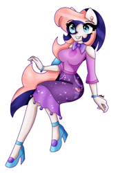 Size: 2447x3584 | Tagged: safe, artist:dazzlingmimi, imported from derpibooru, bunny hop, human, equestria girls, equestria girls-ified, female, g1, g1 to equestria girls, generation leap, ponied up, simple background, transparent background