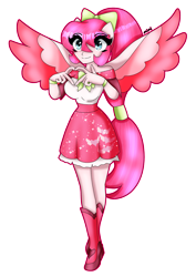 Size: 2533x3584 | Tagged: safe, artist:dazzlingmimi, imported from derpibooru, heart throb, equestria girls, busty heart throb, cute, equestria girls-ified, female, g1, g1 to equestria girls, generation leap, ponied up, simple background, transparent background