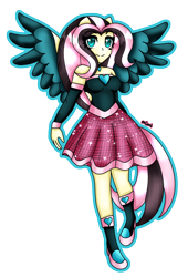 Size: 1218x1786 | Tagged: safe, artist:dazzlingmimi, imported from derpibooru, fluttershy, equestria girls, cute, emoshy, female, ponied up, shyabetes, simple background, transparent background