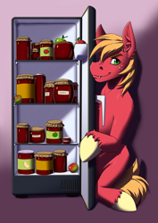 Size: 2219x3142 | Tagged: safe, artist:twotail813, imported from derpibooru, big macintosh, fangs, male, solo