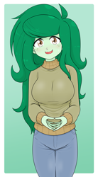 Size: 1761x3190 | Tagged: safe, artist:batipin, imported from derpibooru, wallflower blush, human, equestria girls, equestria girls series, breasts, busty wallflower blush, female, high res, solo