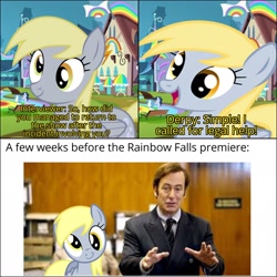 Size: 2048x2048 | Tagged: safe, imported from derpibooru, derpy hooves, rainbow falls, derpygate, saul goodman