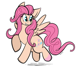 Size: 3500x3000 | Tagged: safe, artist:virmir, imported from derpibooru, pony, fusion:fluttershy, fusion:pinkie pie, simple background, solo, transparent background