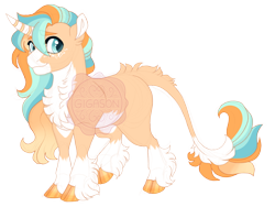 Size: 800x600 | Tagged: safe, artist:gigason, imported from derpibooru, oc, oc only, oc:apple mint, pony, unicorn, blaze (coat marking), chest fluff, cloven hooves, coat markings, colored hooves, curved horn, cyan eyes, facial markings, freckles, gradient hooves, gradient mane, hoof polish, horn, leonine tail, magical lesbian spawn, male, mealy mouth (coat marking), obtrusive watermark, offspring, pale belly, parent:applejack, parent:starlight glimmer, parents:glimmerjack, raised hoof, simple background, socks (coat markings), solo, stallion, standing, striped hair, tail, tail feathers, transparent background, unshorn fetlocks, watermark