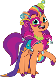 Size: 903x1245 | Tagged: safe, artist:prixy05, imported from derpibooru, sunny starscout, earth pony, pony, female, g5, mane stripe sunny, mare, my little pony: tell your tale, ponykind parade, ponykind parade-emonium, satchel, simple background, solo, transparent background, vector