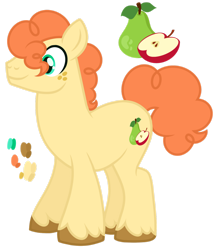 Size: 1280x1473 | Tagged: safe, artist:monochrome-sunsets, imported from derpibooru, oc, earth pony, pony, male, offspring, parent:bright mac, parent:pear butter, parents:brightbutter, simple background, solo, stallion, transparent background