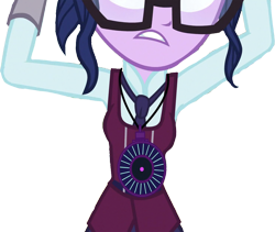 Size: 2991x2520 | Tagged: safe, edit, edited screencap, editor:homersimpson1983, imported from derpibooru, screencap, sci-twi, twilight sparkle, human, equestria girls, background removed, clothes, crystal prep academy uniform, female, glasses, not a vector, school uniform, solo