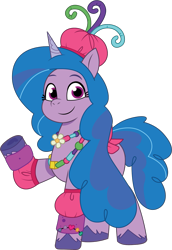 Size: 963x1400 | Tagged: safe, artist:prixy05, imported from derpibooru, izzy moonbow, pony, unicorn, female, g5, mare, my little pony: tell your tale, ponykind parade, ponykind parade-emonium, simple background, solo, transparent background, vector