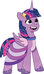 Size: 860x1446 | Tagged: safe, artist:prixy05, imported from derpibooru, twilight sparkle, alicorn, pony, crystal ball (episode), female, g4, g4 to g5, g5, generation leap, mare, my little pony: tell your tale, simple background, solo, transparent background, twilight sparkle (alicorn), vector