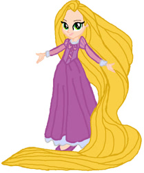 Size: 494x592 | Tagged: safe, artist:qjosh, imported from derpibooru, human, equestria girls, equestria girls-ified, rapunzel, simple background, solo, white background