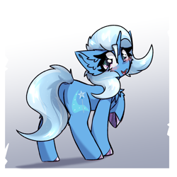 Size: 2000x2000 | Tagged: safe, artist:jubyskylines, imported from derpibooru, trixie, pony, unicorn, chest fluff, ear fluff, female, looking at you, mare, solo