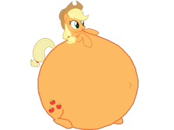 Size: 3264x2448 | Tagged: safe, artist:simonstudio587, imported from derpibooru, applejack, earth pony, pony, applejack's hat, cowboy hat, female, g4, hat, inflation, mare, open mouth, open smile, simple background, smiling, solo, transparent background