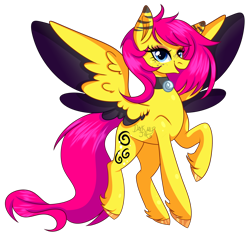 Size: 2302x2175 | Tagged: safe, artist:darkjillmlp123, imported from derpibooru, oc, oc only, pegasus, pony, colored wings, female, mare, simple background, solo, transparent background, two toned wings, wings
