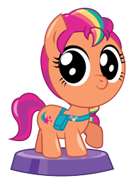 Size: 1356x1769 | Tagged: safe, artist:prixy05, imported from derpibooru, sunny starscout, earth pony, pony, cute, female, g5, mane stripe sunny, mare, pocket ponies, satchel, simple background, solo, sunnybetes, transparent background, vector