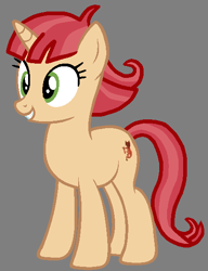 Size: 436x567 | Tagged: safe, artist:star polaris and friends, derpibooru exclusive, imported from derpibooru, pixy canela, pony, unicorn, base used, cute, female, g4, gray background, mare, pixybetes, simple background, smiling, solo