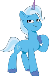 Size: 842x1311 | Tagged: safe, artist:prixy05, imported from derpibooru, trixie, pony, unicorn, female, g4, g4 to g5, g5, generation leap, mare, my little pony: tell your tale, simple background, solo, transparent background, vector