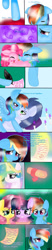 Size: 408x1959 | Tagged: safe, artist:septicmelon, imported from ponybooru, fluttershy, pinkie pie, princess celestia, rainbow dash, soarin', twilight sparkle, alicorn, earth pony, pegasus, pony, comic:rainbow mare dash, comic, female, male, mare, shipping, soarindash, stallion, straight, twilight sparkle (alicorn)