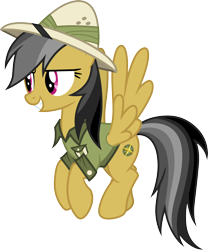 Size: 3000x3607 | Tagged: safe, artist:cloudy glow, imported from derpibooru, daring do, pegasus, pony, daring don't, .ai available, clothes, female, g4, hat, pith helmet, simple background, smiling, solo, transparent background, vector