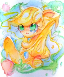 Size: 562x680 | Tagged: safe, artist:applejack_yokai, imported from derpibooru, applejack