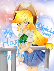 Size: 686x900 | Tagged: safe, artist:applejack_yokai, imported from derpibooru, applejack