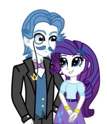 Size: 475x551 | Tagged: safe, artist:asika-aida, imported from ponybooru, fancypants, rarity, human, equestria girls, female, male, raripants, shipping, simple background, straight, transparent background