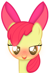 Size: 1531x2262 | Tagged: safe, artist:i'm derpy, imported from derpibooru, apple bloom, earth pony, pony, blushing, embarrassed, female, filly, foal, foalcon, g4, shadow, simple background, transparent background, vulgar