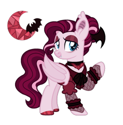 Size: 1047x1062 | Tagged: safe, artist:strawberry-spritz, imported from derpibooru, oc, oc only, bat pony, pony, clothes, female, mare, simple background, solo, transparent background