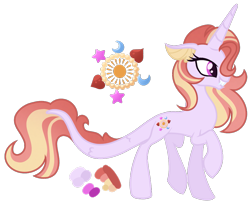 Size: 1009x820 | Tagged: safe, artist:monochrome-sunsets, imported from derpibooru, oc, hybrid, female, offspring, parent:princess celestia, parent:steven magnet, simple background, solo, transparent background