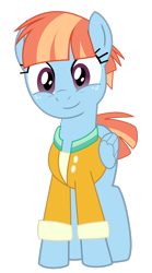 Size: 1280x2297 | Tagged: safe, artist:mandash17, imported from derpibooru, windy whistles, pegasus, pony, parental glideance, clothes, cute, female, freckles, g4, jacket, mare, solo, solo female, vector, windybetes