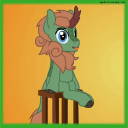 Size: 720x720 | Tagged: safe, artist:age3rcm, imported from twibooru, oc, kirin, animated, image, webm