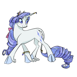 Size: 2048x2048 | Tagged: safe, artist:universalheart, imported from derpibooru, rarity, classical unicorn, pony, unicorn, cloven hooves, horn, leonine tail, simple background, solo, transparent background, unshorn fetlocks
