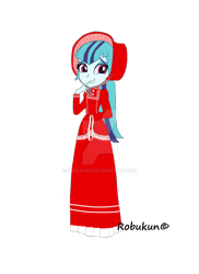 Size: 1024x1409 | Tagged: safe, artist:robukun, imported from derpibooru, sonata dusk, human, equestria girls, clothes, dress, long dress, long skirt, simple background, skirt, slowpoke, solo, transparent background, victorian, victorian dress