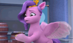 Size: 1802x1070 | Tagged: safe, imported from derpibooru, screencap, pipp petals, zipp storm, spoiler:g5, spoiler:my little pony: make your mark, spoiler:my little pony: make your mark chapter 6, spoiler:mymc06e02, animated, beep, cellphone, flying, g5, my little pony: make your mark, my little pony: make your mark chapter 6, phone, roots of all evil, sound, street, webm, yelling