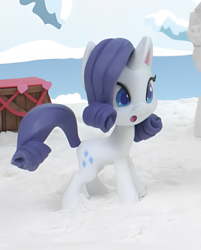 Size: 1154x1434 | Tagged: safe, imported from derpibooru, rarity, pony, my little pony: pony life, my little pony: stop motion short, confused, cute, open mouth