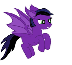 Size: 436x396 | Tagged: safe, artist:vanilla5751, imported from derpibooru, oc, oc only, oc:nightwing, bat pony, pony, female, mare, simple background, solo, solo female