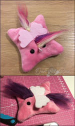 Size: 1200x2000 | Tagged: safe, artist:one-violet-rose, artist:onevioletrose, imported from derpibooru, pipp petals, princess cadance, g5, irl, photo, photography, plushie